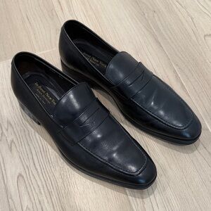 Men's To Boot New York Black Leather Loafers